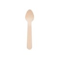 Smarty Had A Party 3" Natural Birch Eco-Friendly Disposable Mini Dessert Spoons (600 Spoons), 600PK 4664SP-CASE